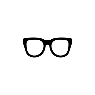 Gözlük simgesi vektör gösterimi