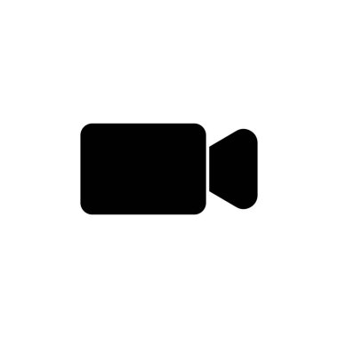 kamera kaydedici simgesi vektör sembolü