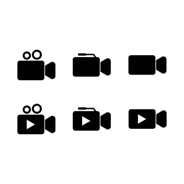 kamera kaydedici simgesi vektör sembolü