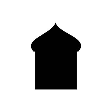 İslami pencere ikonu vektör sembolü