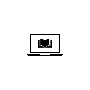 çevrimiçi eğitim ikonu vektör sembolü