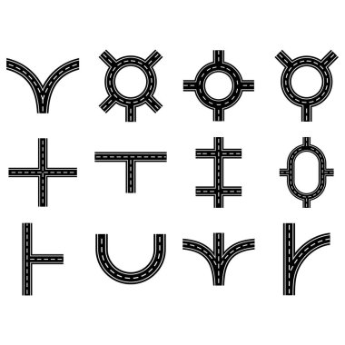 Yol simgesi vektör sembolü