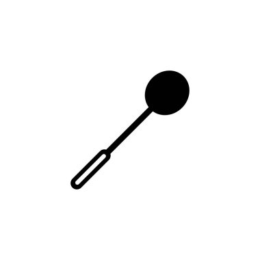 pişirme ekipmanı simgesi vektör sembolü izole edilmiş beyaz arkaplan