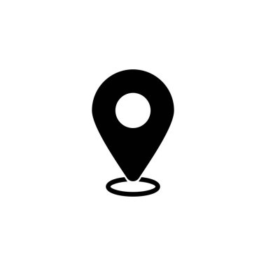 pin haritaları simge kümesi vektör sembolü izole edilmiş beyaz arkaplan