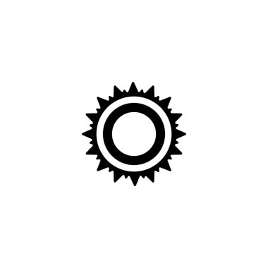 Parlaklık sembolü izole edilmiş resim beyaz arkaplan