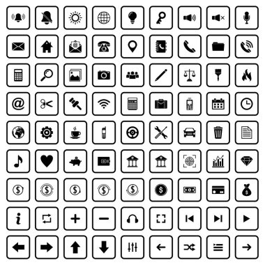 Web sitesi simgesi vektör sembolü izole edilmiş beyaz arkaplan