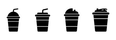 spor karıştırıcı simgesi seti, spor karıştırıcı vektör kümesi işaret çizimleri