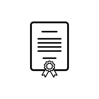 Sertifika simgesi vektörü, başarı, sertifika ödülü vektör çizimleri