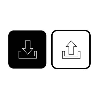 ok sembolü çizimleri içeren simge vektörü indir, yükle, gönder