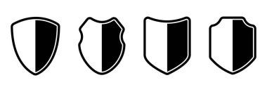 Kalkan simgesi ayarlandı, kalkan vektörü ayarlandı