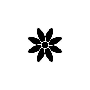 Nilüfer çiçeği ikonu seti, nilüfer çiçeği vektörü seti