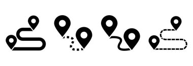 harita simgesi seti, harita vektörü belirleme işareti sembolü