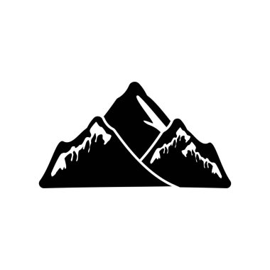 dağ simgesi seti, dağ vektör kümesi işareti simgesi