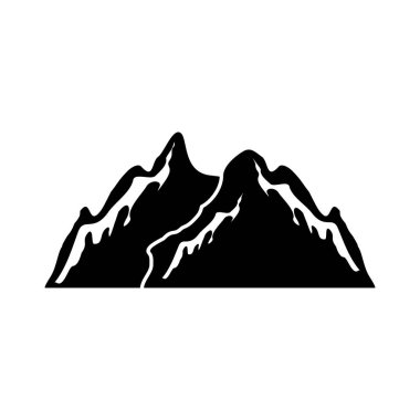 dağ simgesi seti, dağ vektör kümesi işareti simgesi