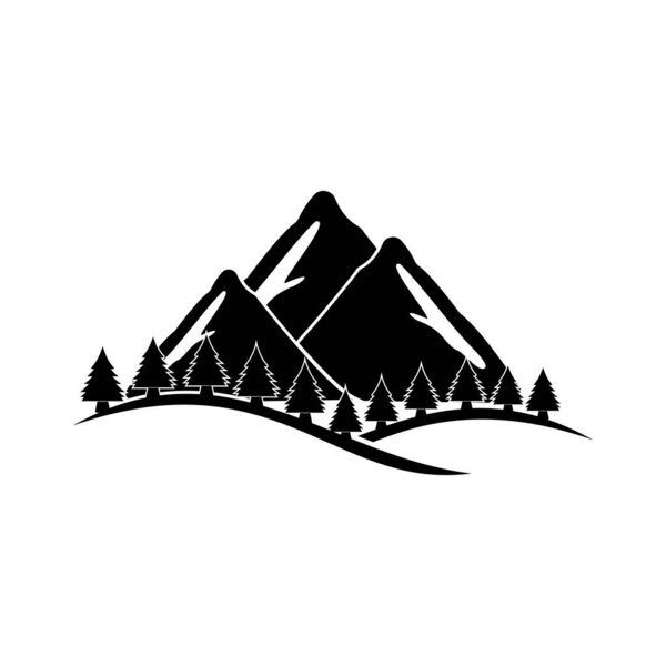 mountain icon set, mountain vector set sign symbol