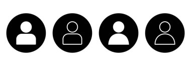 profil simgesi, kullanıcı simgesi, insan simgesi vektör sembolü