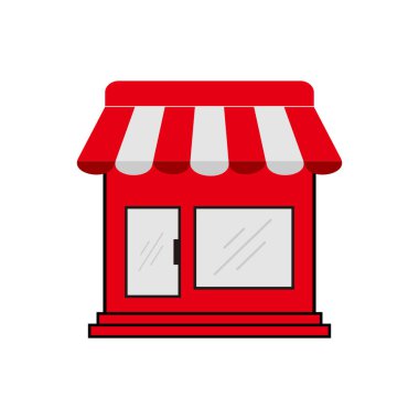 dükkan simgesi, dükkan vektörü, dükkan işareti çizimleri