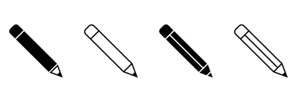 Penna Ikon Penna Vektor Penna Symbol Illustrationer — Stock vektor