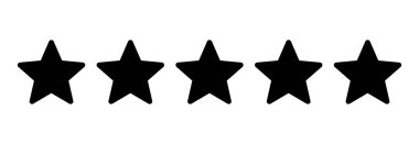 yıldız simgesi, derecelendirme yıldız simgesi, yıldız vektör simgesi