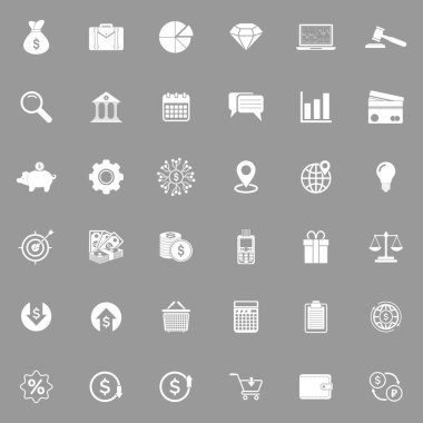 iş ve finans simgesi belirleme vektör sembolü