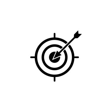 iş ve finans simgesi belirleme vektör sembolü