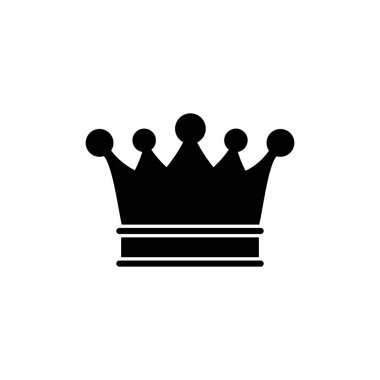 taç simgesi vektör işareti simgesi