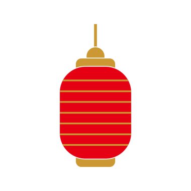 Çince fener simgesi vektör işaretini belirle