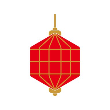 Çince fener simgesi vektör işaretini belirle