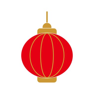 Çince fener simgesi vektör işaretini belirle