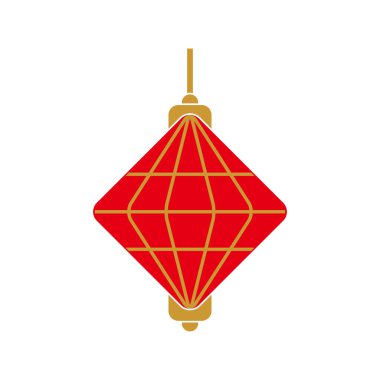 Çince fener simgesi vektör işaretini belirle