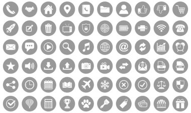Web sitesi simgesi bizimle bağlantı kurmak için vektör işareti belirle