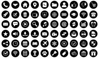 Web sitesi simgesi bizimle bağlantı kurmak için vektör işareti belirle