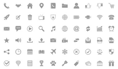 Web sitesi simgesi bizimle bağlantı kurmak için vektör işareti belirle