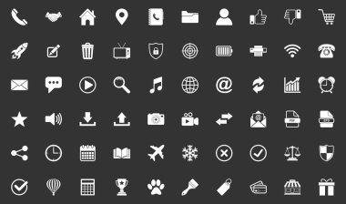 Web sitesi simgesi bizimle bağlantı kurmak için vektör işareti belirle