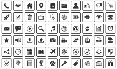 Web sitesi simgesi bizimle bağlantı kurmak için vektör işareti belirle