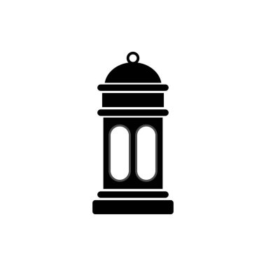 İslami simge vektör sembolü izole edilmiş beyaz arkaplan