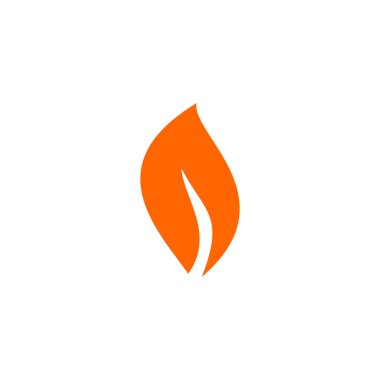 fire flame icon vector symbol isolated illustrations white background