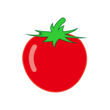 tomato fruit icon vector symbol isolated illustrations white background