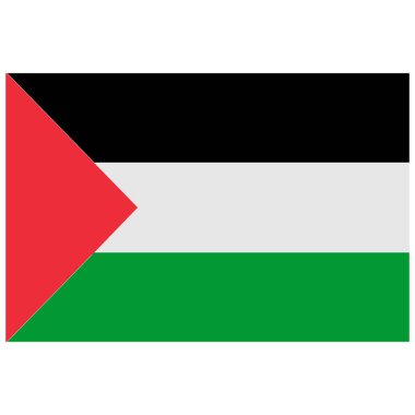 Filistin 'in ulusal bayrakları ülkenin simge taşıyıcı sembolü