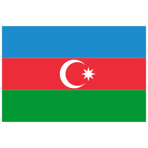 azerbaijan ulusal bayrak ülkenin simge vektör sembolü