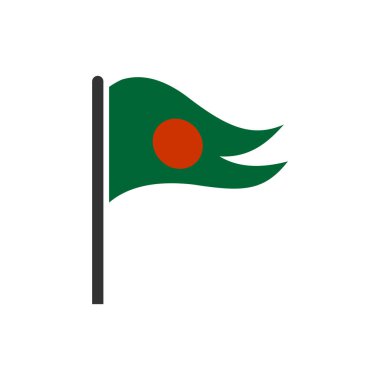 Bangladeş bağımsızlık günü simgesi vektör işareti belirlendi
