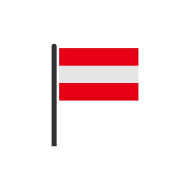 Avusturya 'nın bağımsızlık günü simgesi belirlendi, Avusturya' nın bağımsızlık günü vektörü işaretlendi