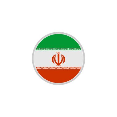 Iran flags icon set, Iran independence day icon set vector sign symbol