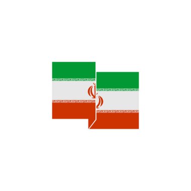 Iran flags icon set, Iran independence day icon set vector sign symbol
