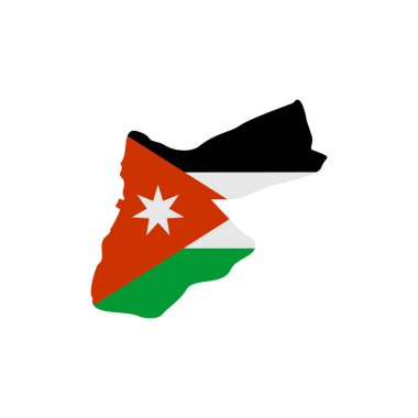 Jordan flags icon set, Jordan independence day icon set vector sign symbol