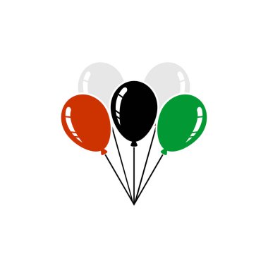 Jordan flags icon set, Jordan independence day icon set vector sign symbol