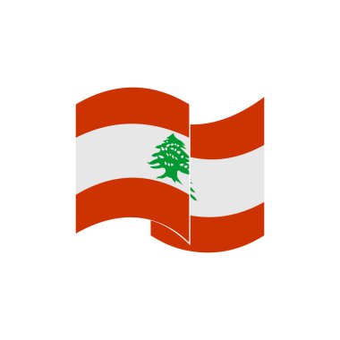 Lebanon flag icon set  Lebanon independence day icon set vector sign symbol