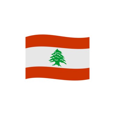 Lebanon flag icon set, Lebanon independence day icon set vector sign symbol