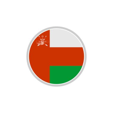 Oman flags icon set, Oman independence day icon set sign vector symbol