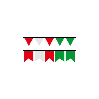 Oman flags icon set, Oman independence day icon set sign vector symbol